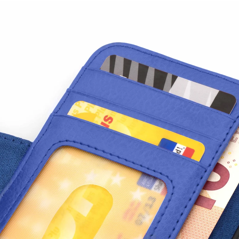 Cadorabo Hülle kompatibel mit Apple iPhone 13 PRO Schutzhülle mit Magnetverschluss und 3 Kartenfächern