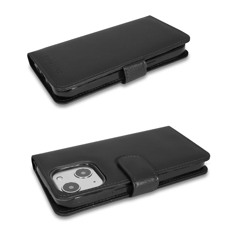 Cadorabo Hülle kompatibel mit Apple iPhone 13 MINI Schutzhülle mit Magnetverschluss und 3 Kartenfächern