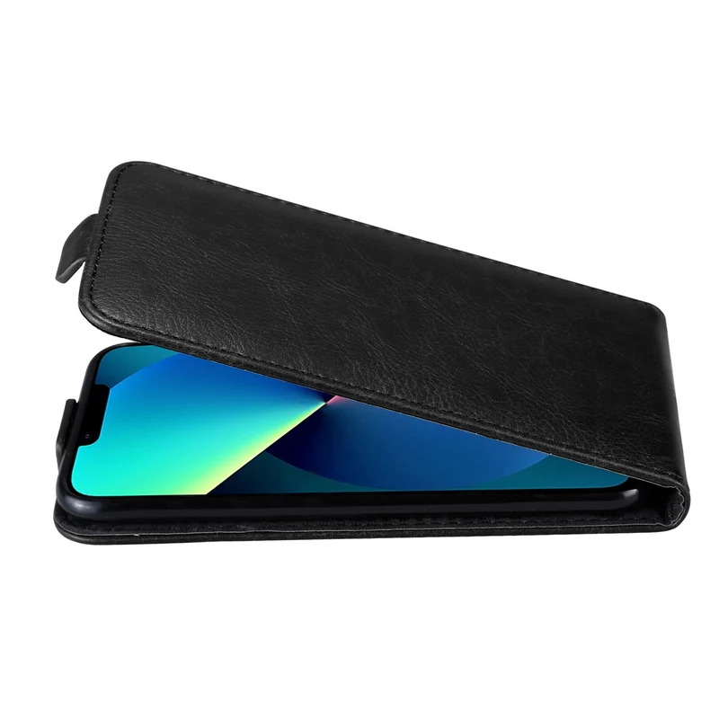 Cadorabo Hülle kompatibel mit Apple iPhone 13 MINI Schutzhülle im Flip Design aus glattem Kunstleder