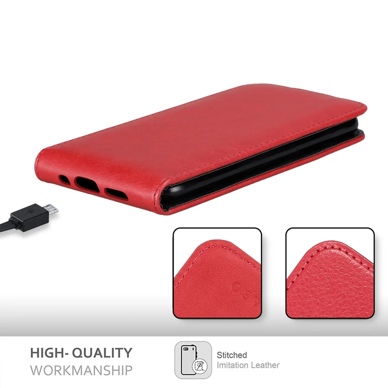 Cadorabo Hülle kompatibel mit Apple iPhone 13 MINI Schutzhülle im Flip Design aus glattem Kunstleder
