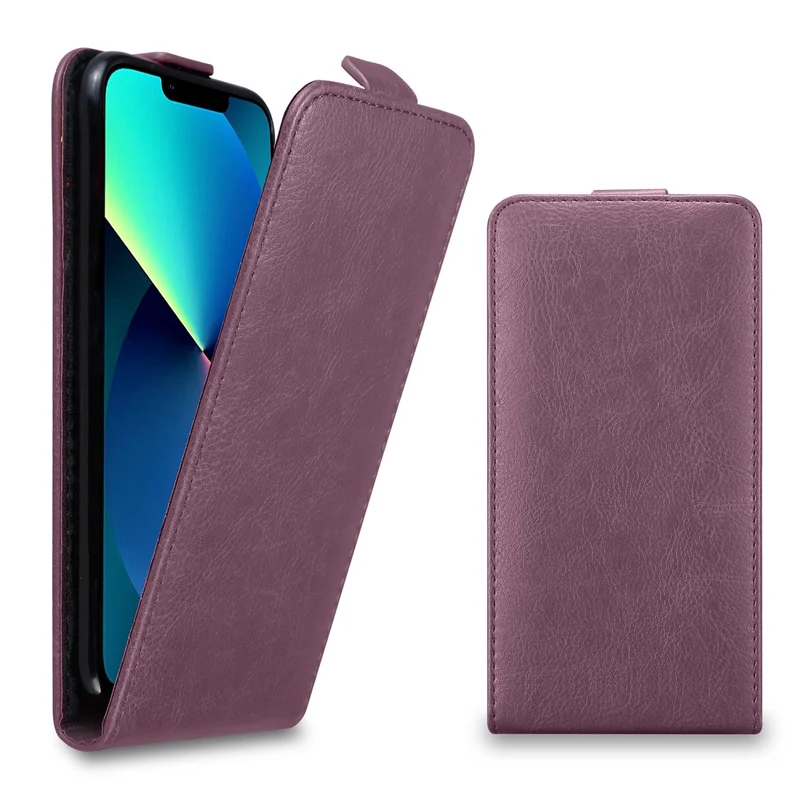 Cadorabo Hülle kompatibel mit Apple iPhone 13 MINI Schutzhülle im Flip Design aus glattem Kunstleder