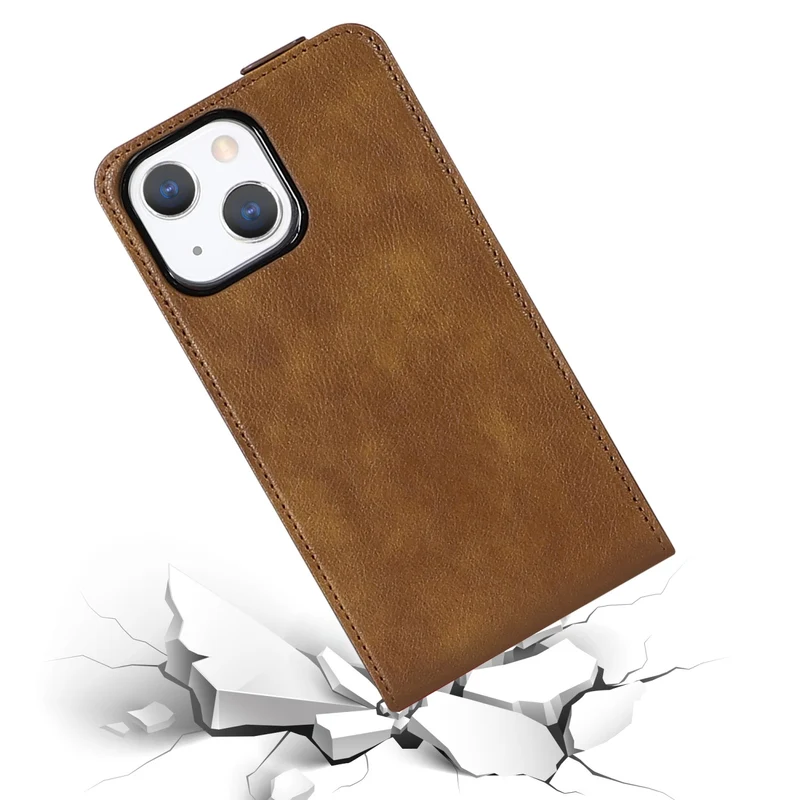 Cadorabo Hülle kompatibel mit Apple iPhone 13 MINI Schutzhülle im Flip Design aus glattem Kunstleder