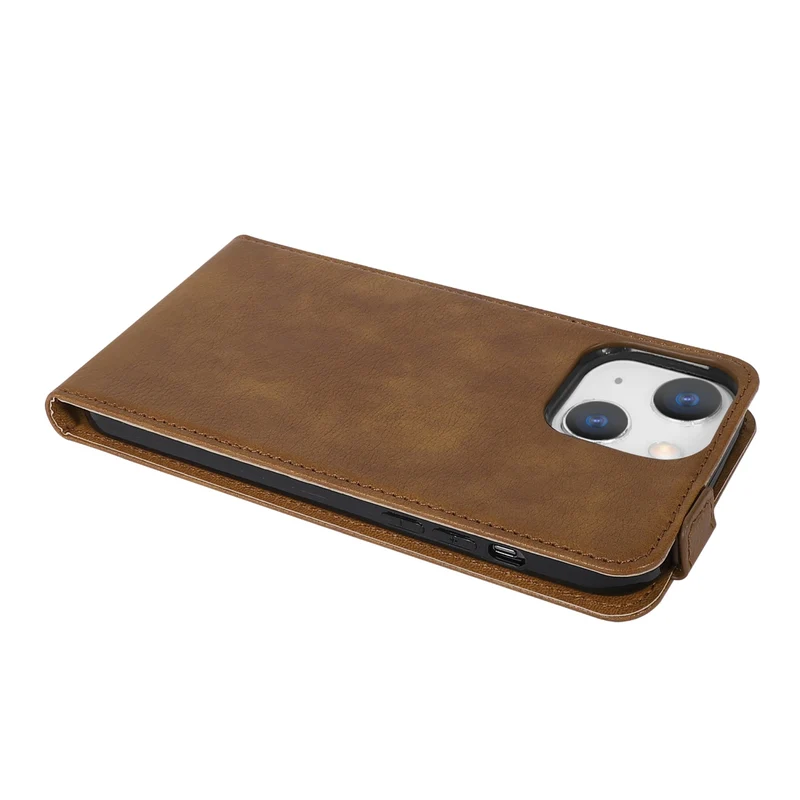 Cadorabo Hülle kompatibel mit Apple iPhone 13 MINI Schutzhülle im Flip Design aus glattem Kunstleder