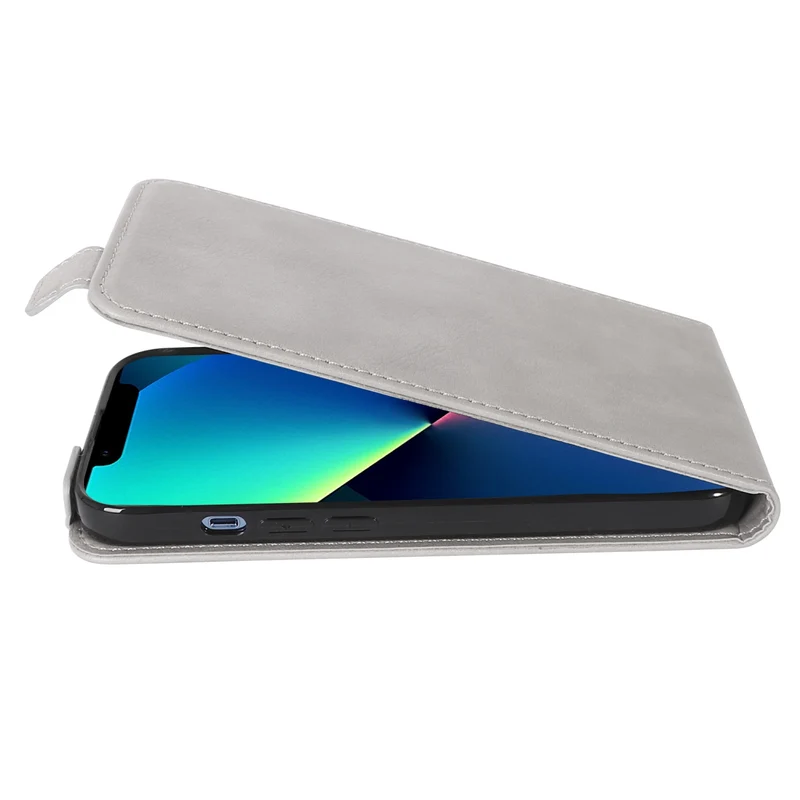 Cadorabo Hülle kompatibel mit Apple iPhone 13 MINI Schutzhülle im Flip Design aus glattem Kunstleder