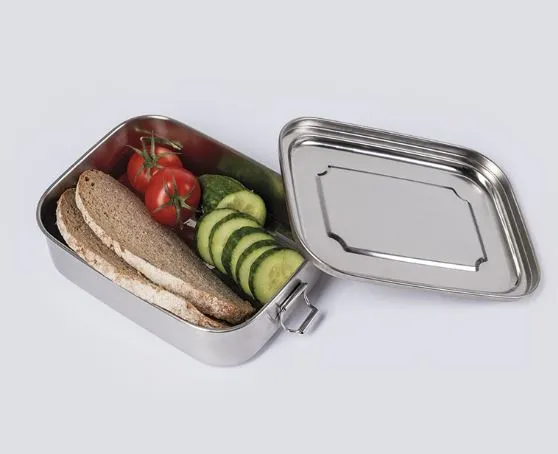 Mil-Tec Luchbox Stainless Steel 18x14x6,5cm