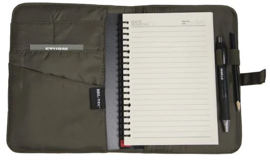 Mil-Tec Tactical Notebook Schreibmappe Medium Oliv