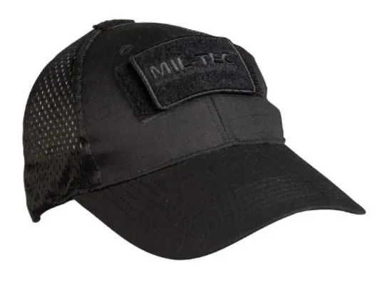 Mil-Tec Baseball Cap Netz Schwarz