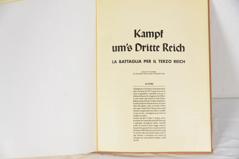Stickeralbum „Kampf um's Dritte Reich“ + italienische Version