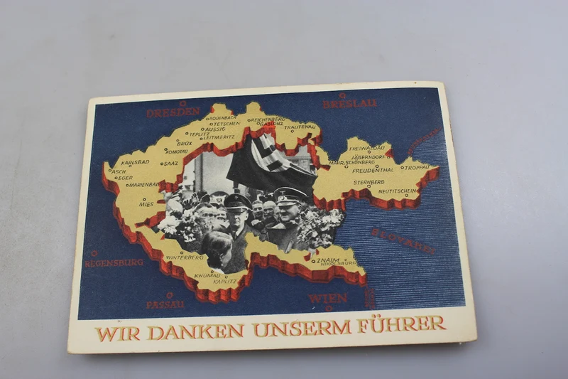 Gedenkpostkarte Annexion des Sudetenlandes - 1