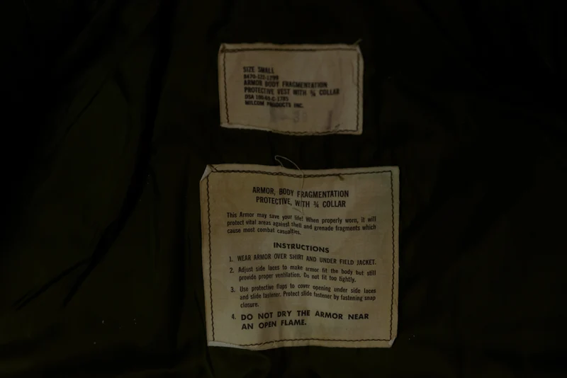 Splittersichere Weste 1969 Vietnam