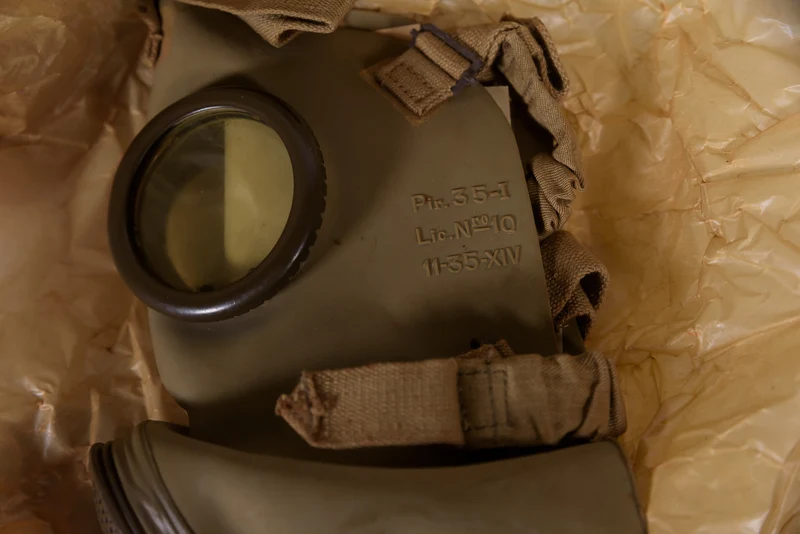 PC-35 Gasmaske aus dem 2. Weltkrieg