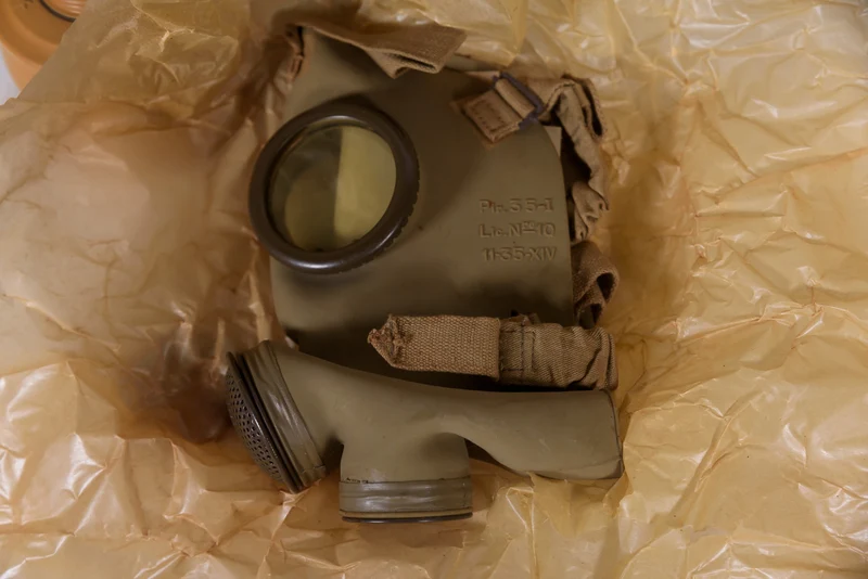 PC-35 Gasmaske aus dem 2. Weltkrieg
