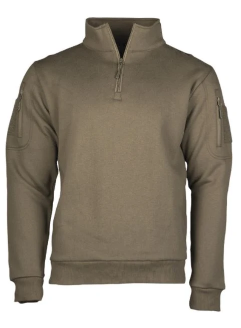 Mil-Tec Tactical Sweatshirt m. Zipper