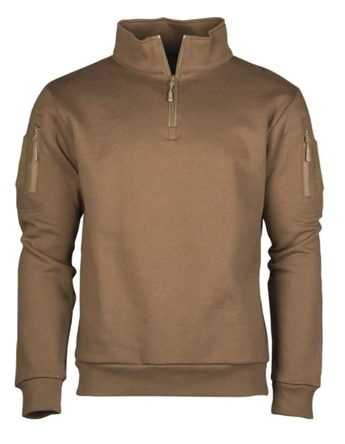 Mil-Tec Tactical Sweatshirt m. Zipper