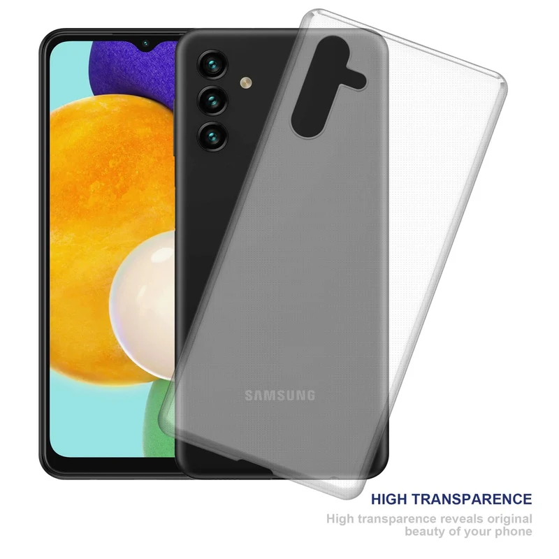 Cadorabo Hülle kompatibel mit Samsung Galaxy A13 5G Schutzhülle aus flexiblem TPU Silikon