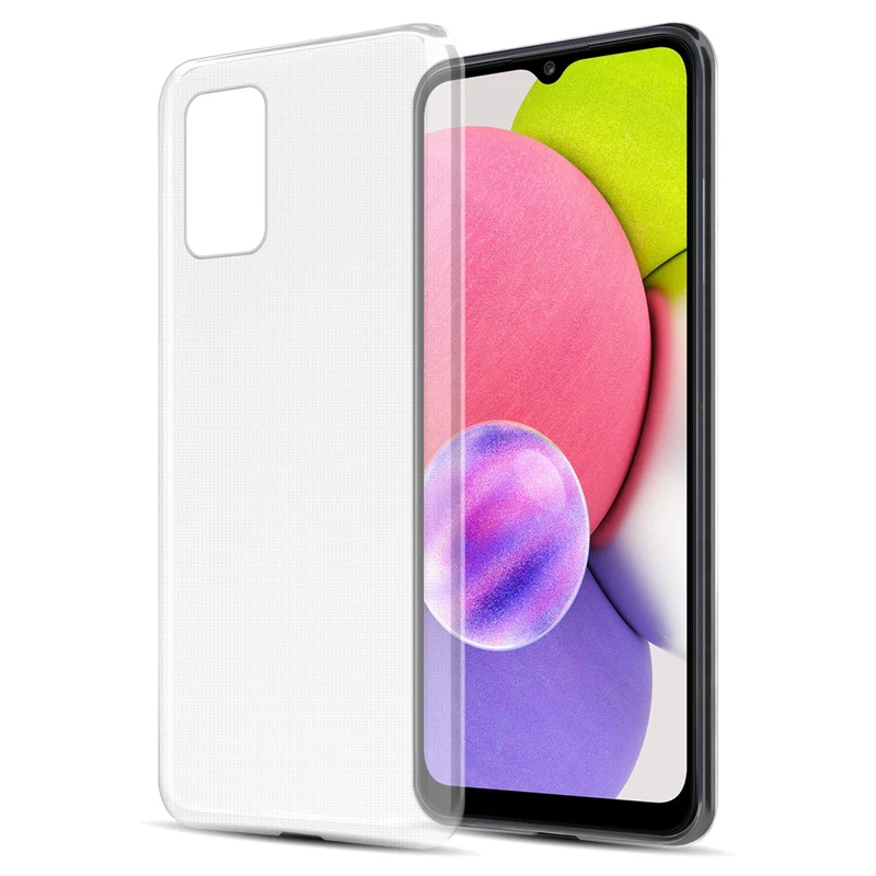 Cadorabo Hülle kompatibel mit Samsung Galaxy A03s Schutzhülle aus flexiblem TPU Silikon