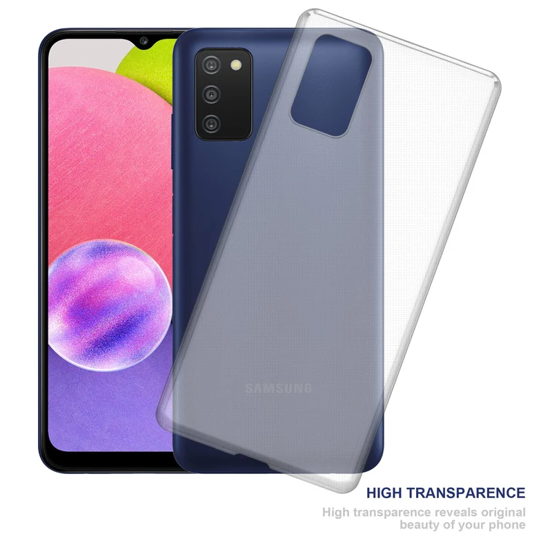Cadorabo Hülle kompatibel mit Samsung Galaxy A03s Schutzhülle aus flexiblem TPU Silikon