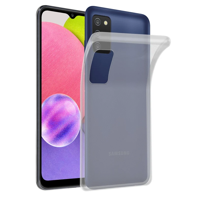 Cadorabo Hülle kompatibel mit Samsung Galaxy A03s Schutzhülle aus flexiblem TPU Silikon