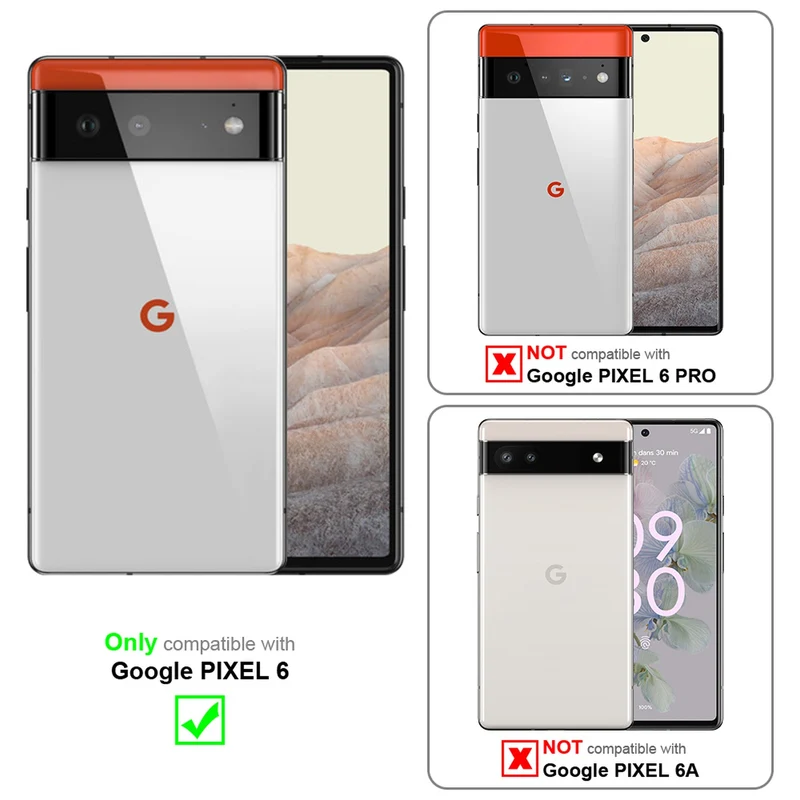 Cadorabo Hülle kompatibel mit Google PIXEL 6 Schutzhülle im Blumen Design mit Magnetverschluss, Standfunktion und Kartenfächern