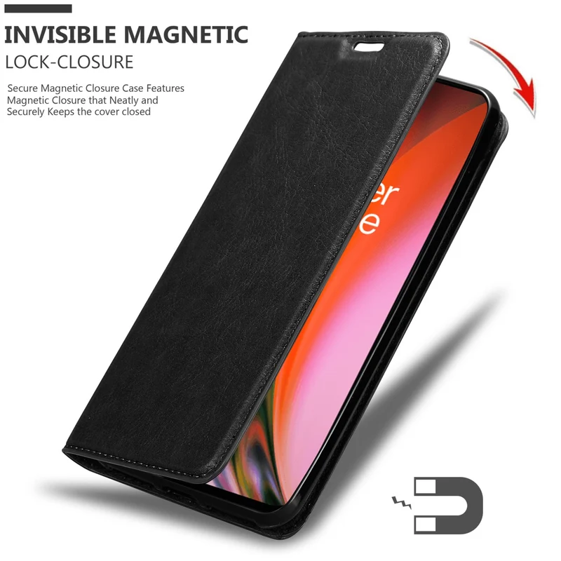 Cadorabo Hülle kompatibel mit OnePlus Nord 2 5G Schutzhülle mit Magnetverschluss, Standfunktion und Kartenfach