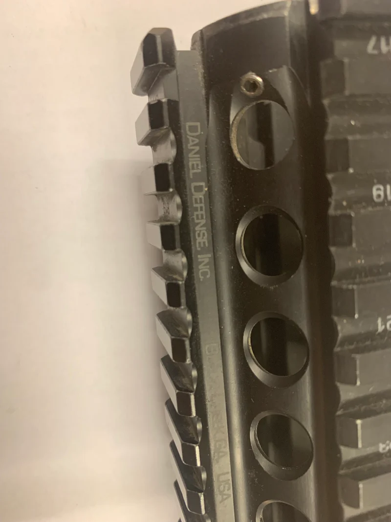 US Army M4 Daniel Defense RIS Rail System