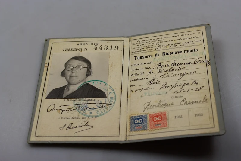 OND 1928 registrierte Karte