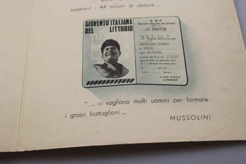 Geburtsanzeige des Erstgeborenen 1938