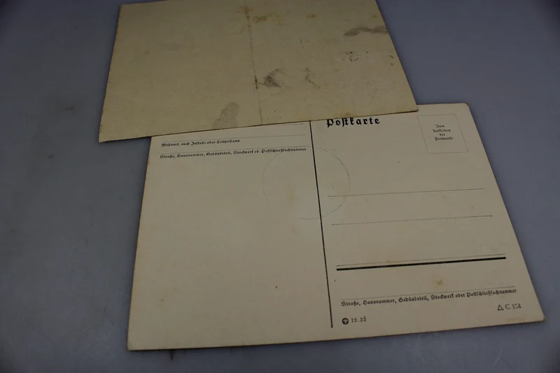 Briefmarkenstempel „Legion Condor“ auf Postkarten