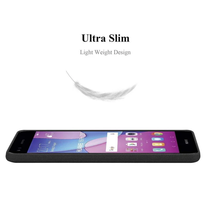 Cadorabo Hülle kompatibel mit Huawei Y6 PRO 2017 Schutzhülle aus flexiblem TPU Silikon