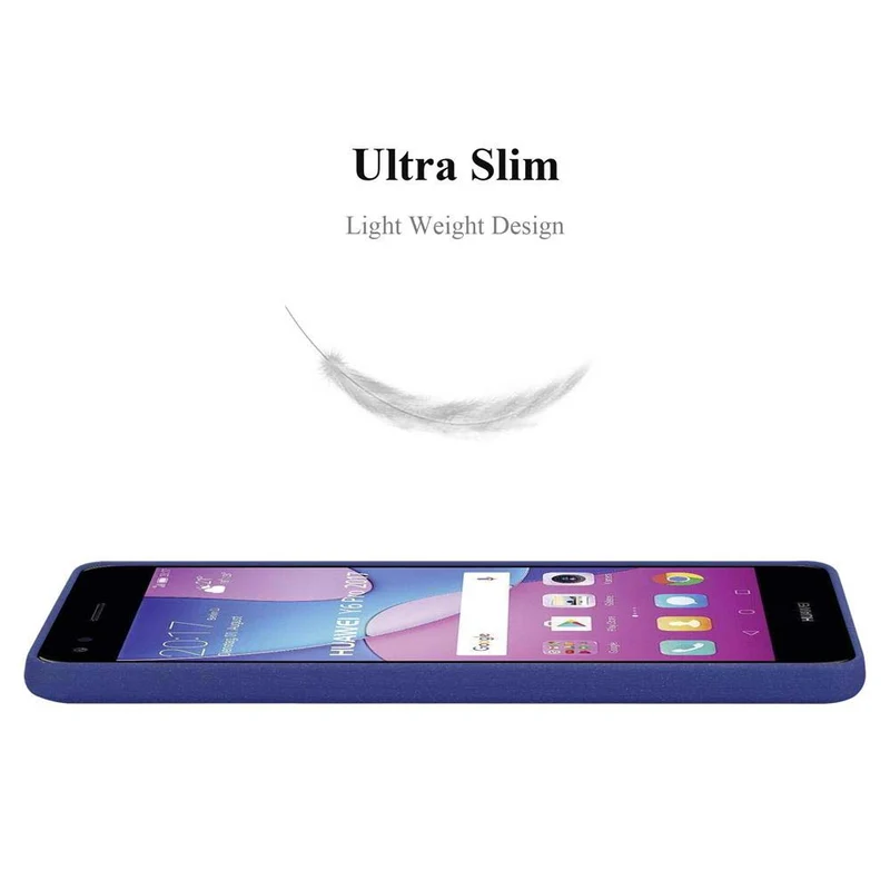 Cadorabo Hülle kompatibel mit Huawei Y6 PRO 2017 Schutzhülle aus flexiblem TPU Silikon