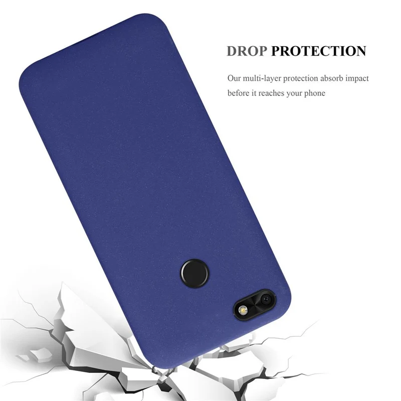 Cadorabo Hülle kompatibel mit Huawei Y6 PRO 2017 Schutzhülle aus flexiblem TPU Silikon
