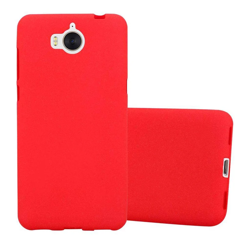 Cadorabo Hülle kompatibel mit Huawei Y5 2017 / Y6 2017 Schutzhülle aus flexiblem TPU Silikon