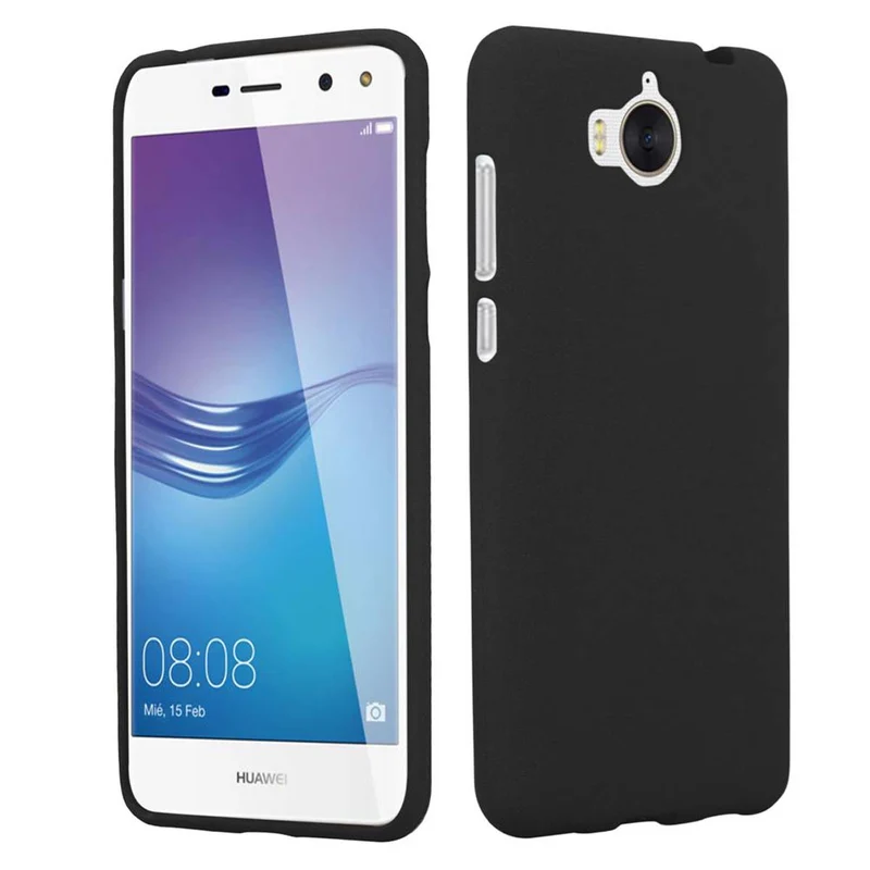 Cadorabo Hülle kompatibel mit Huawei Y5 2017 / Y6 2017 Schutzhülle aus flexiblem TPU Silikon