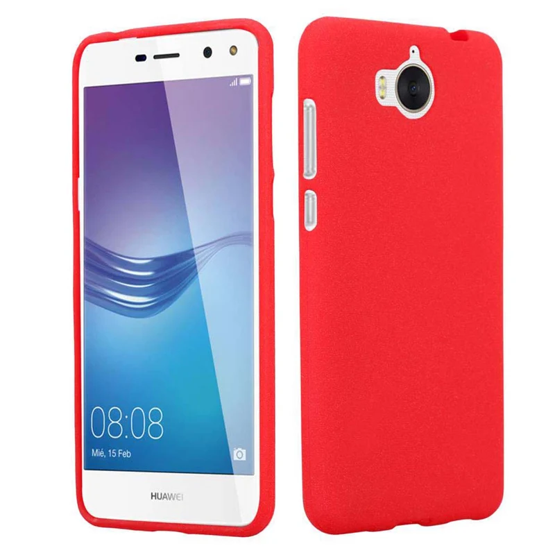 Cadorabo Hülle kompatibel mit Huawei Y5 2017 / Y6 2017 Schutzhülle aus flexiblem TPU Silikon
