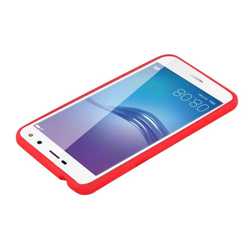 Cadorabo Hülle kompatibel mit Huawei Y5 2017 / Y6 2017 Schutzhülle aus flexiblem TPU Silikon