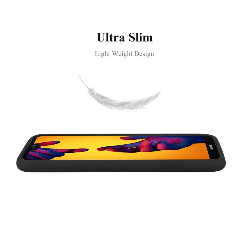 Cadorabo Hülle kompatibel mit Huawei P20 LITE 2018 / NOVA 3E Schutzhülle aus flexiblem TPU Silikon