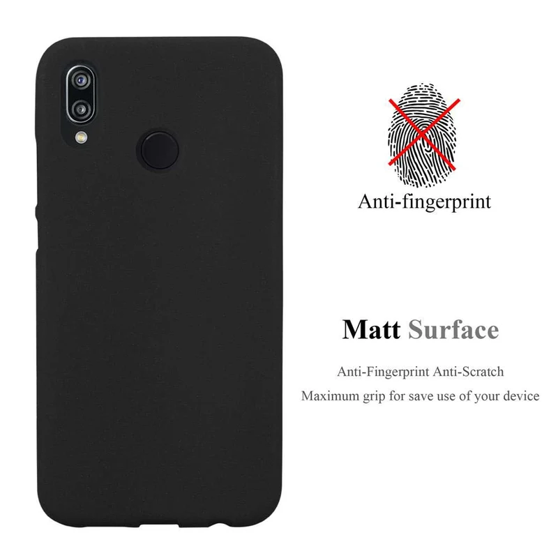Cadorabo Hülle kompatibel mit Huawei P20 LITE 2018 / NOVA 3E Schutzhülle aus flexiblem TPU Silikon