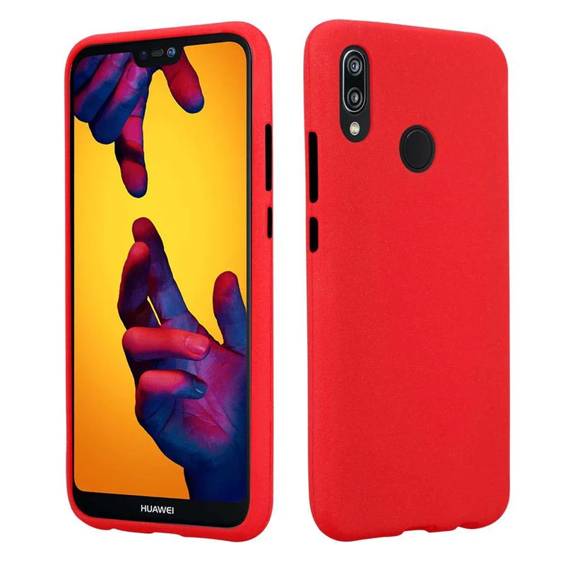 Cadorabo Hülle kompatibel mit Huawei P20 LITE 2018 / NOVA 3E Schutzhülle aus flexiblem TPU Silikon