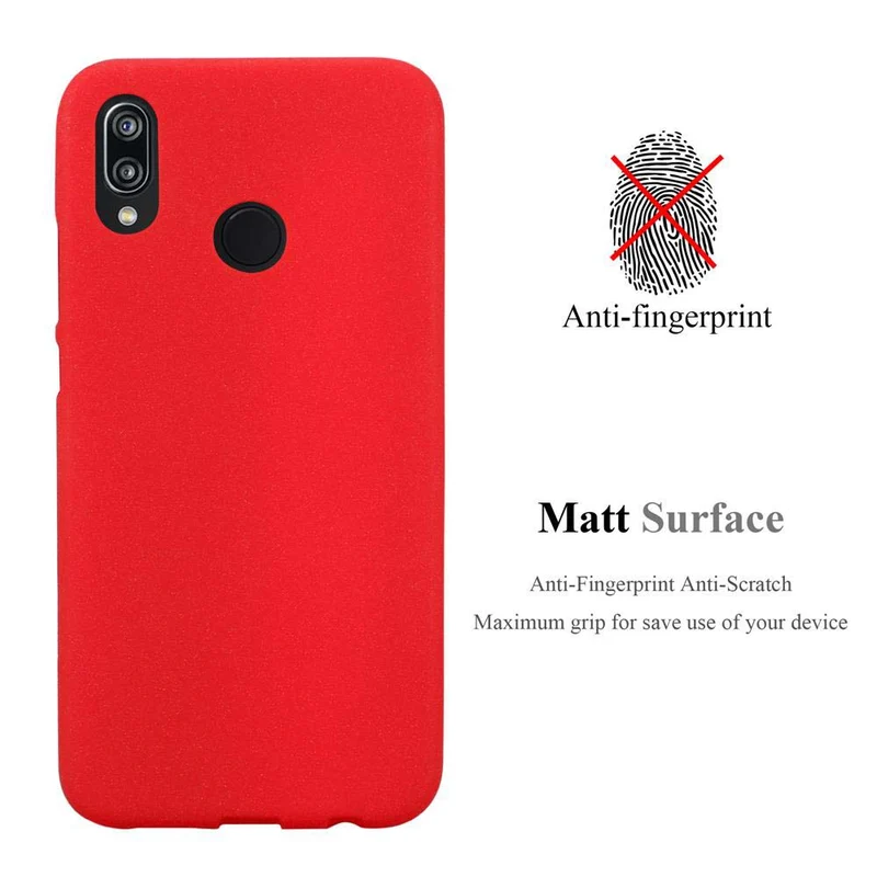 Cadorabo Hülle kompatibel mit Huawei P20 LITE 2018 / NOVA 3E Schutzhülle aus flexiblem TPU Silikon