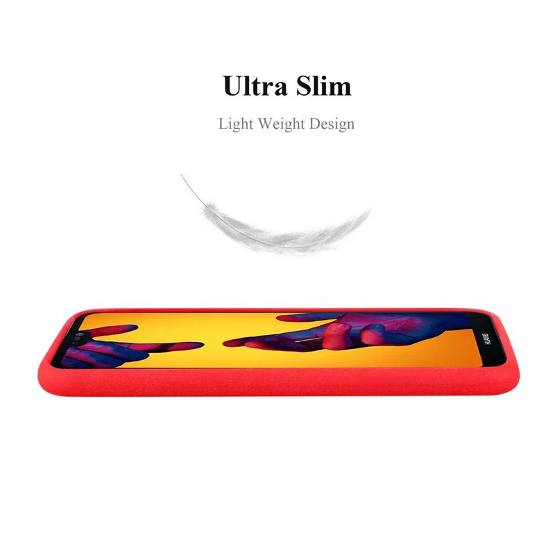 Cadorabo Hülle kompatibel mit Huawei P20 LITE 2018 / NOVA 3E Schutzhülle aus flexiblem TPU Silikon