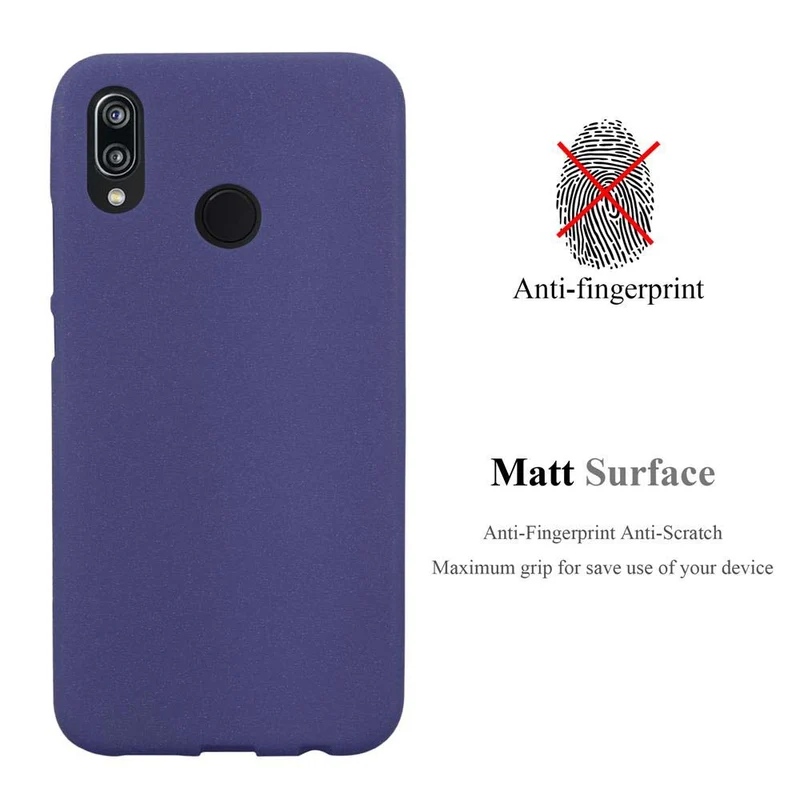Cadorabo Hülle kompatibel mit Huawei P20 LITE 2018 / NOVA 3E Schutzhülle aus flexiblem TPU Silikon