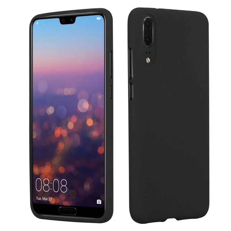 Cadorabo Hülle kompatibel mit Huawei P20 Schutzhülle aus flexiblem TPU Silikon