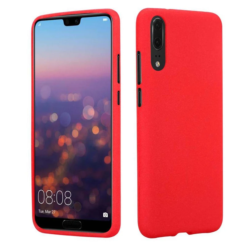 Cadorabo Hülle kompatibel mit Huawei P20 Schutzhülle aus flexiblem TPU Silikon