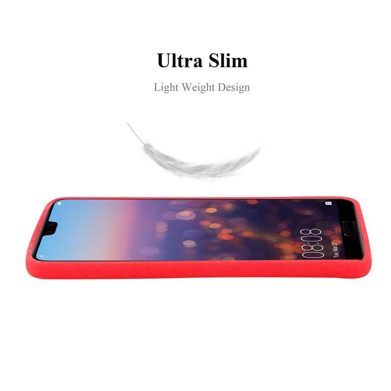Cadorabo Hülle kompatibel mit Huawei P20 Schutzhülle aus flexiblem TPU Silikon