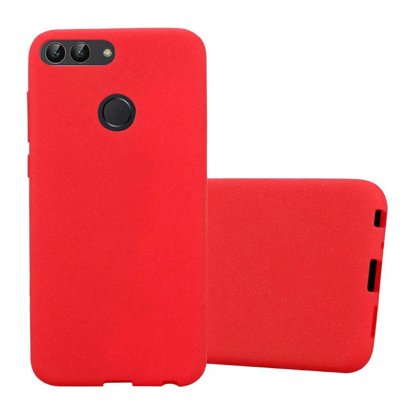Cadorabo Hülle kompatibel mit Huawei P SMART 2018 / Enjoy 7S Schutzhülle aus flexiblem TPU Silikon