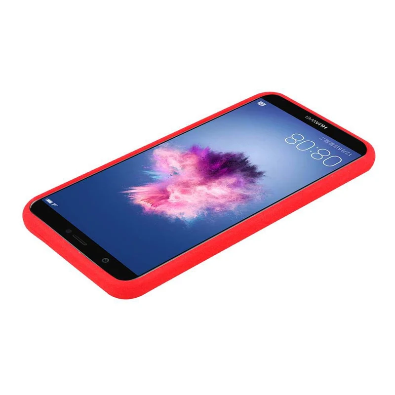 Cadorabo Hülle kompatibel mit Huawei P SMART 2018 / Enjoy 7S Schutzhülle aus flexiblem TPU Silikon