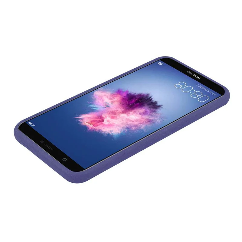 Cadorabo Hülle kompatibel mit Huawei P SMART 2018 / Enjoy 7S Schutzhülle aus flexiblem TPU Silikon