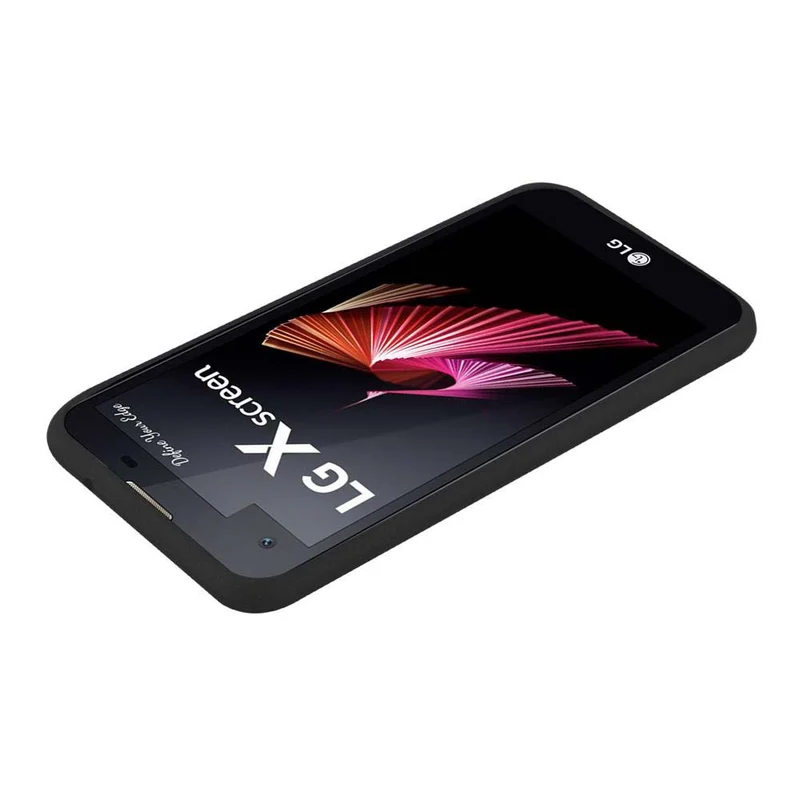 Cadorabo Hülle kompatibel mit LG X SCREEN Schutzhülle aus flexiblem TPU Silikon