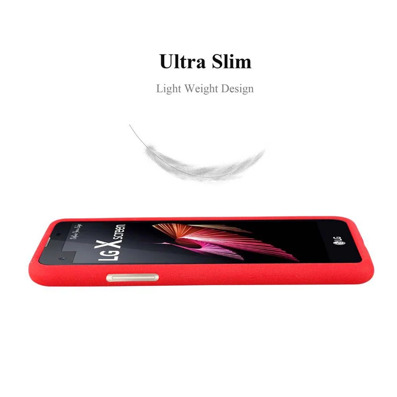 Cadorabo Hülle kompatibel mit LG X SCREEN Schutzhülle aus flexiblem TPU Silikon
