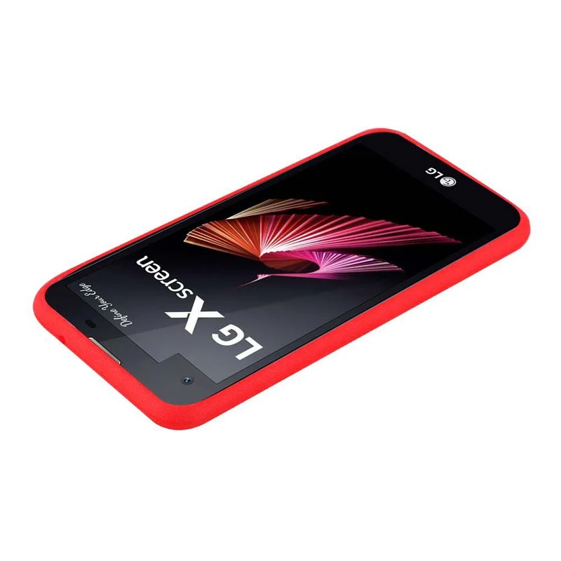 Cadorabo Hülle kompatibel mit LG X SCREEN Schutzhülle aus flexiblem TPU Silikon